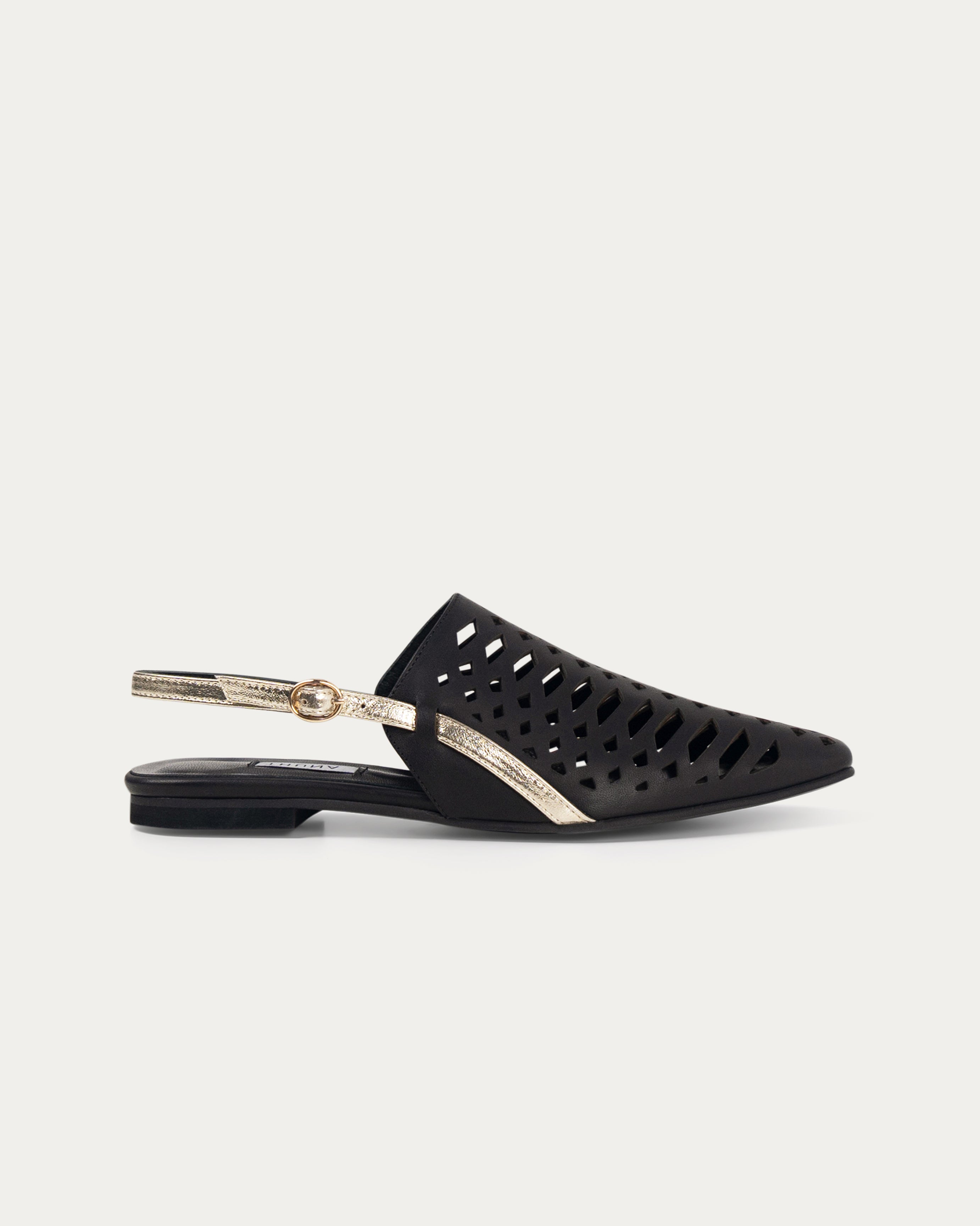 Shadan black sandal