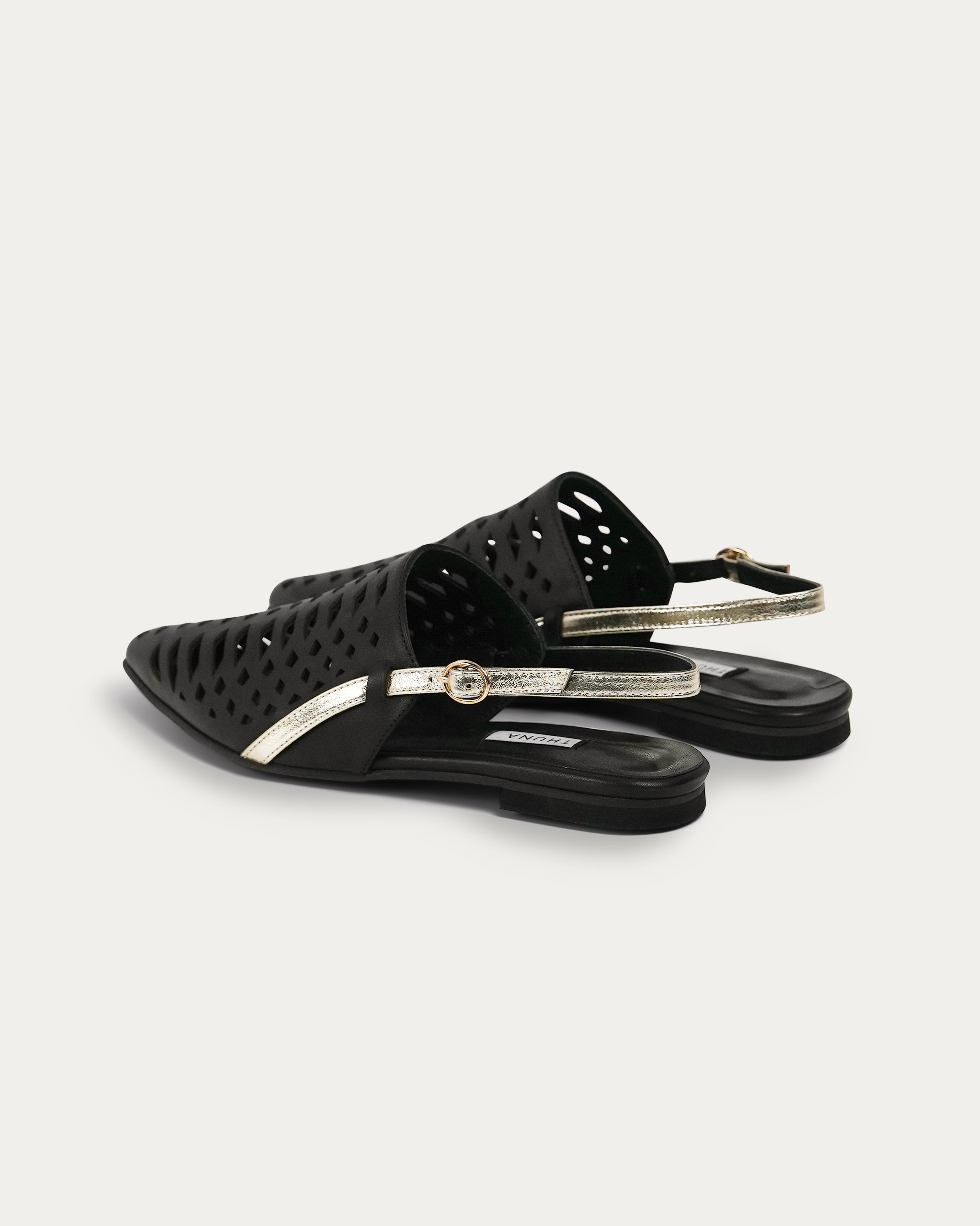 Shadan black sandal