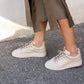 Valeria beige sneaker - Sneakers - kuwait - Ksa- shoes