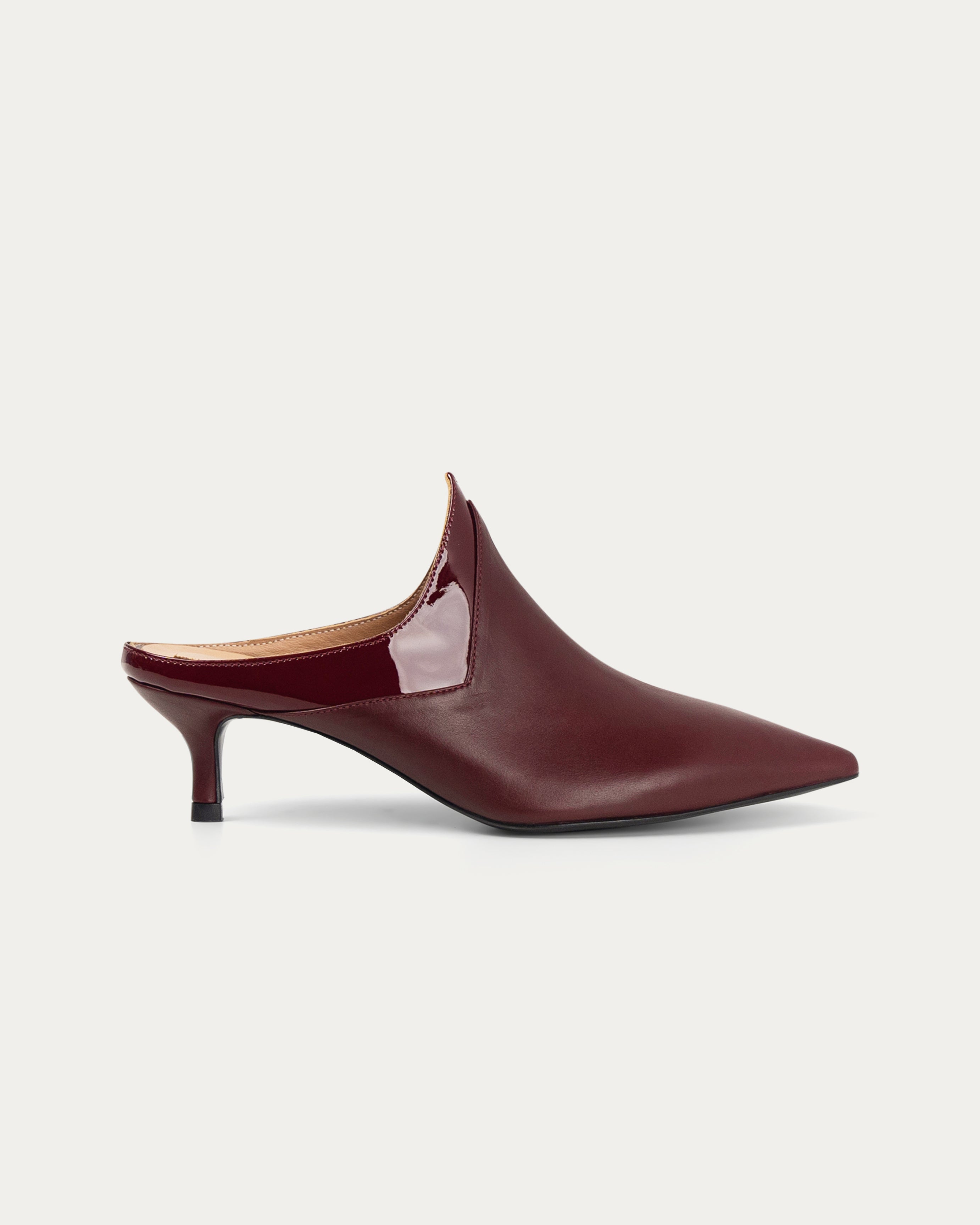 Vera bordeaux heel