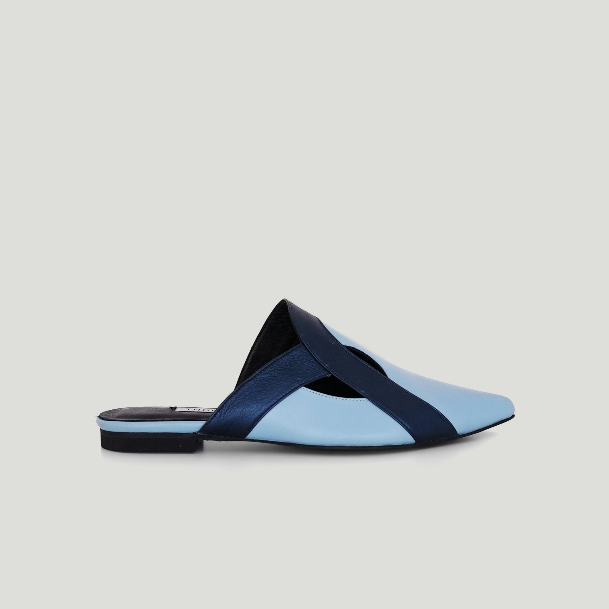 wajd- blue -mule- ramadan collection- kuwait- ksa- shoes