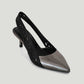 Wisal silver heel- Heels - kuwait - Ksa- shoes