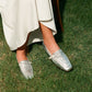 Amber silver loafer - Summer nights collection -  kuwait- Ksa- shoes