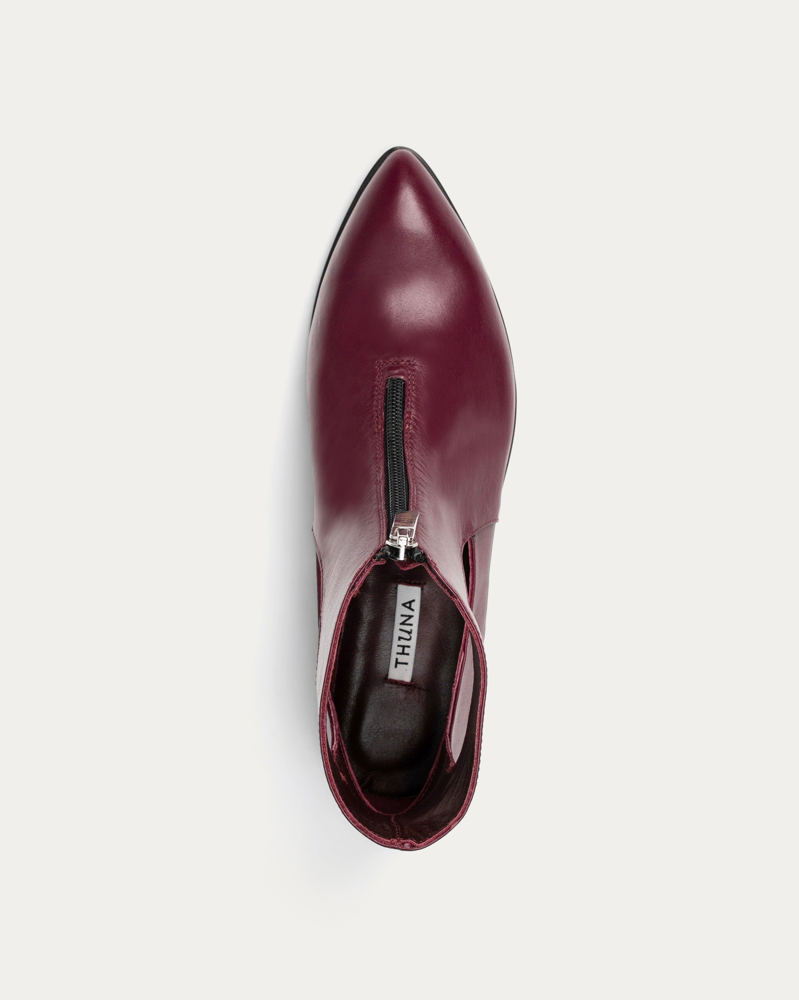 Cassie bordeaux ankle boot - Kuwait shoes - KSA 