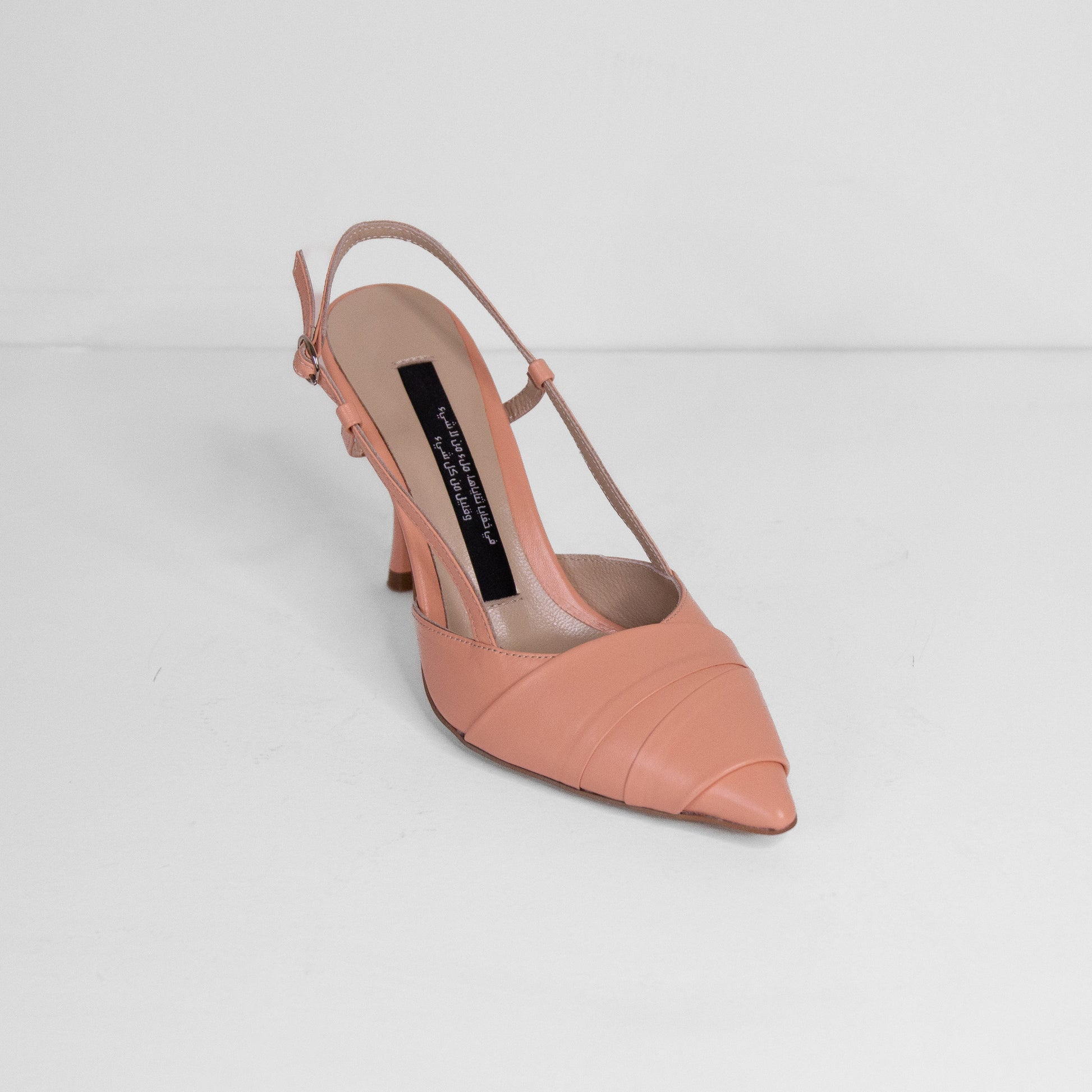 Aaliyah -  salmon - heel- collection name - kuwait - Ksa- shoes