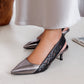 Wisal silver heel- Heels - kuwait - Ksa- shoes