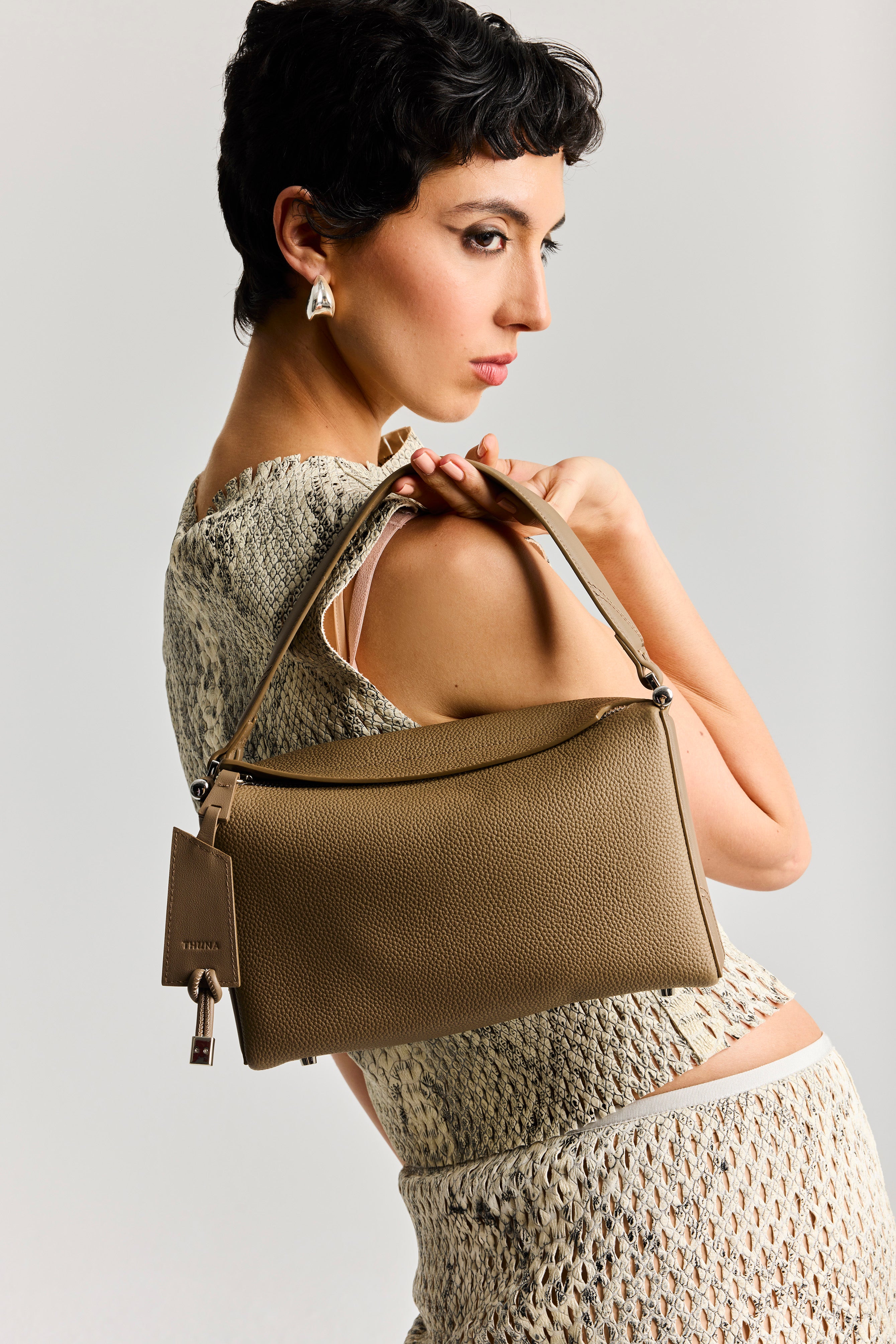 Isla taupe handbag