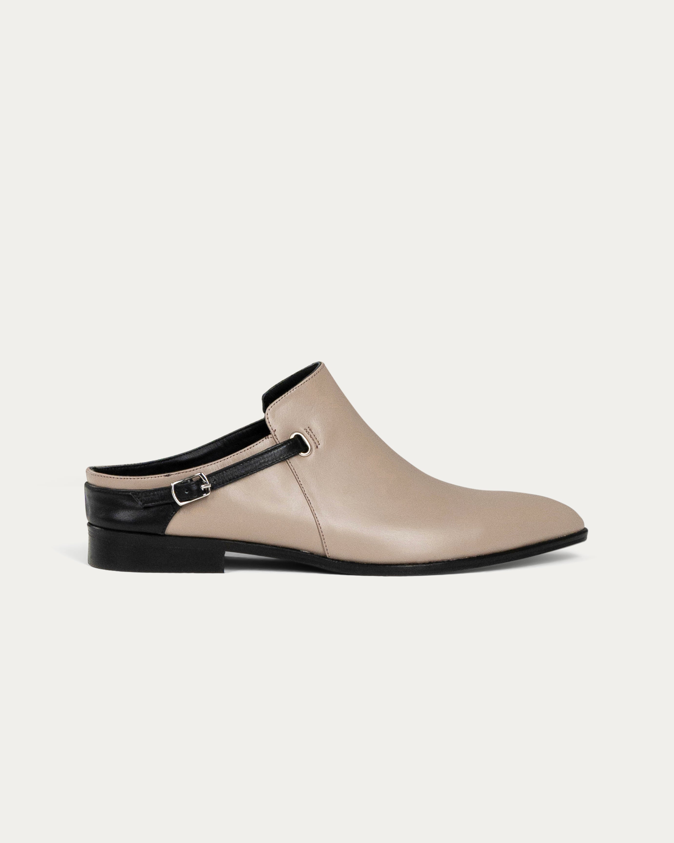 Mira beige mule