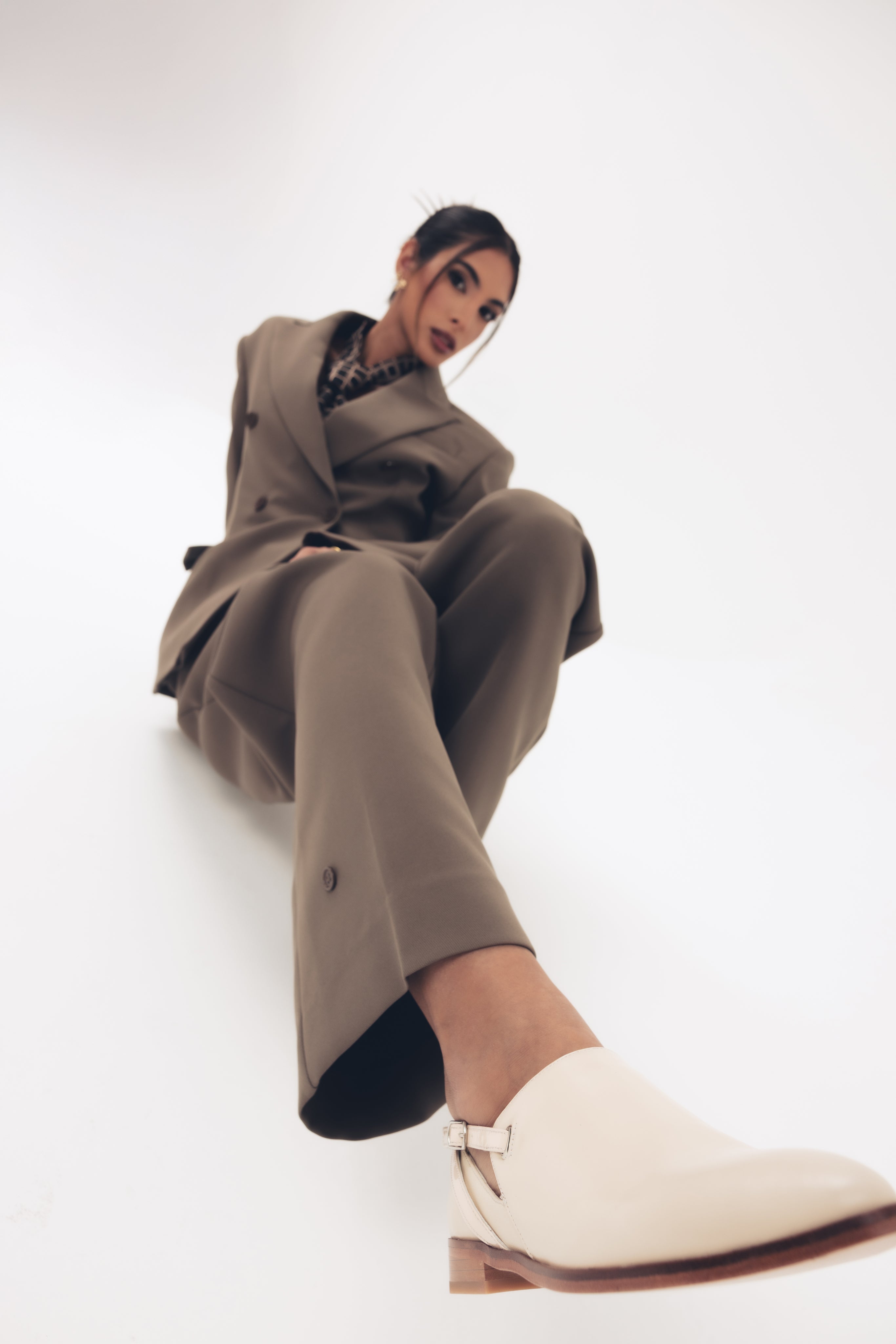 Miray double cream loafer - Shoes Kuwait - Shoes KSA