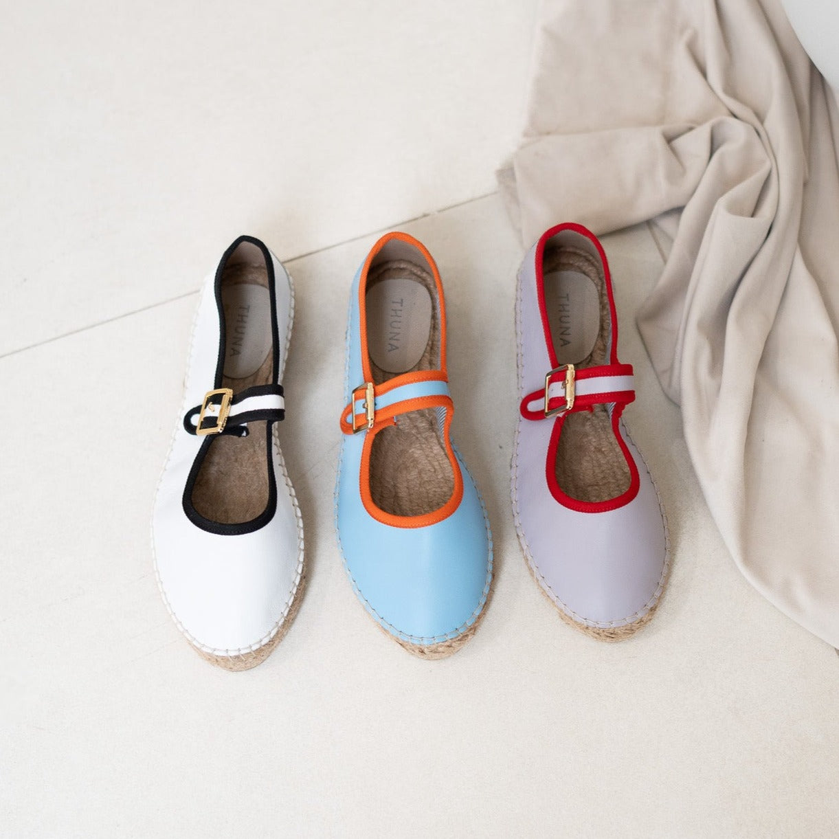 Runa blue espadrille