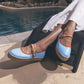 Runa blue espadrille