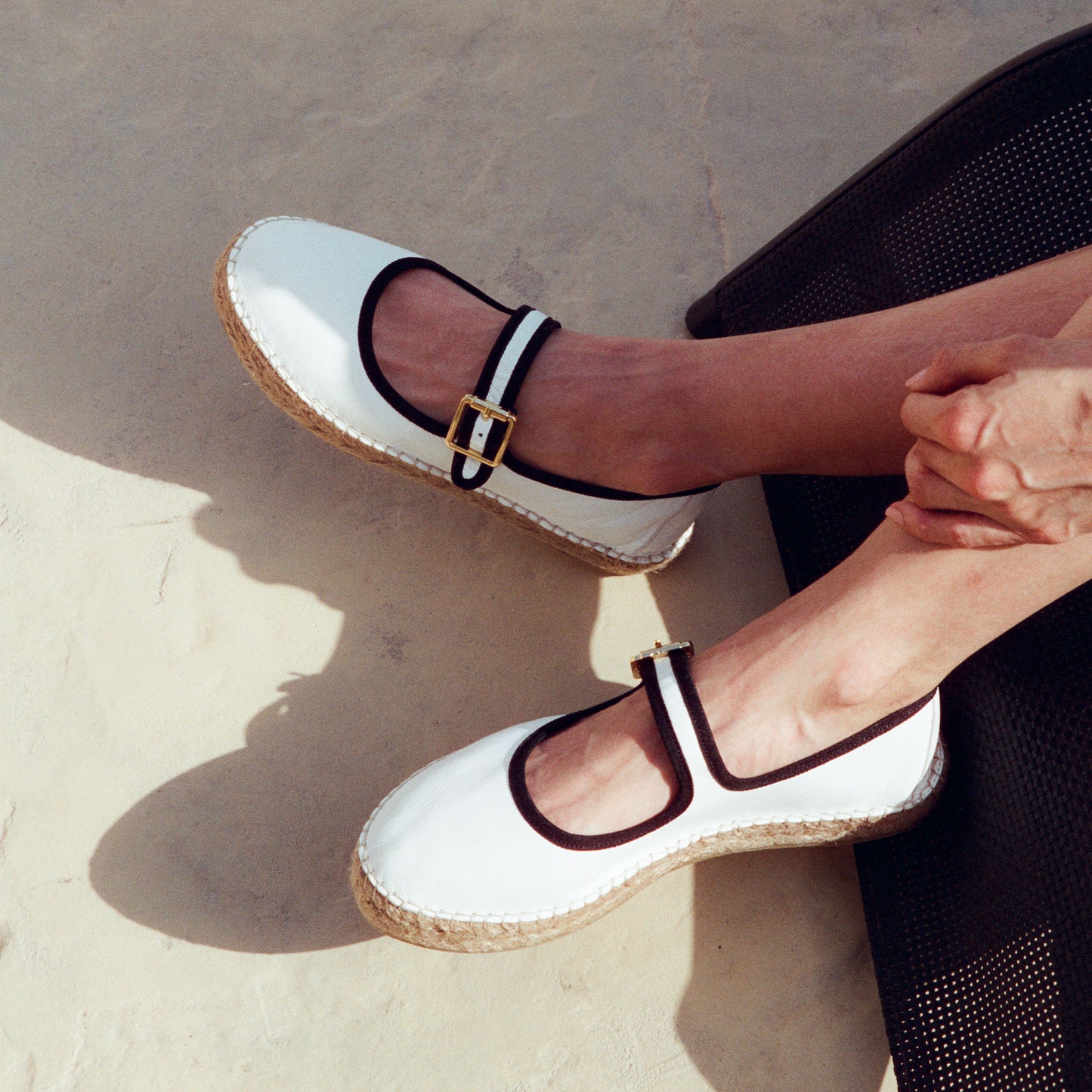 Runa white espadrille