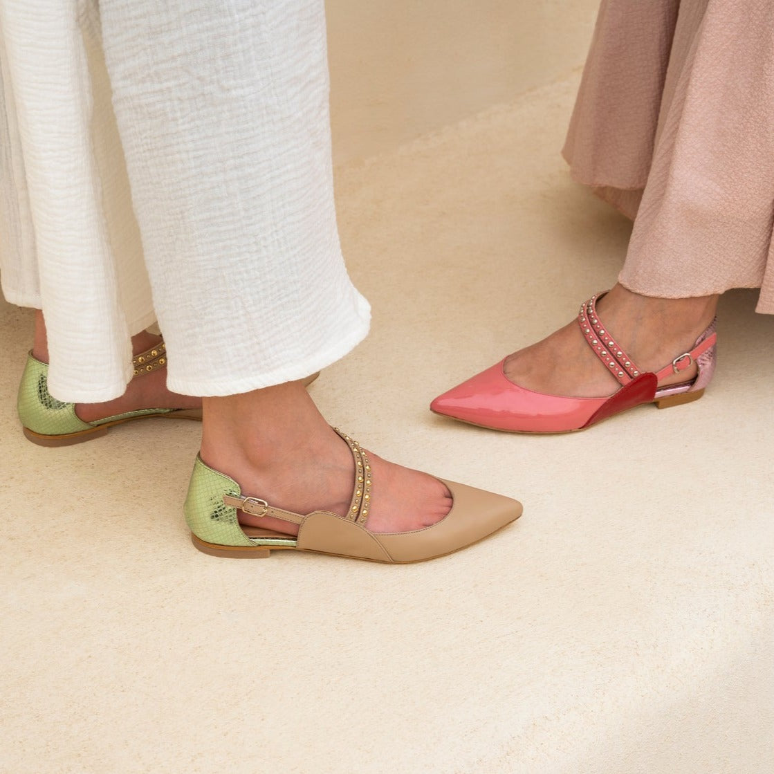 Riya nude sandal - sandal- kuwait- ksa- shoes