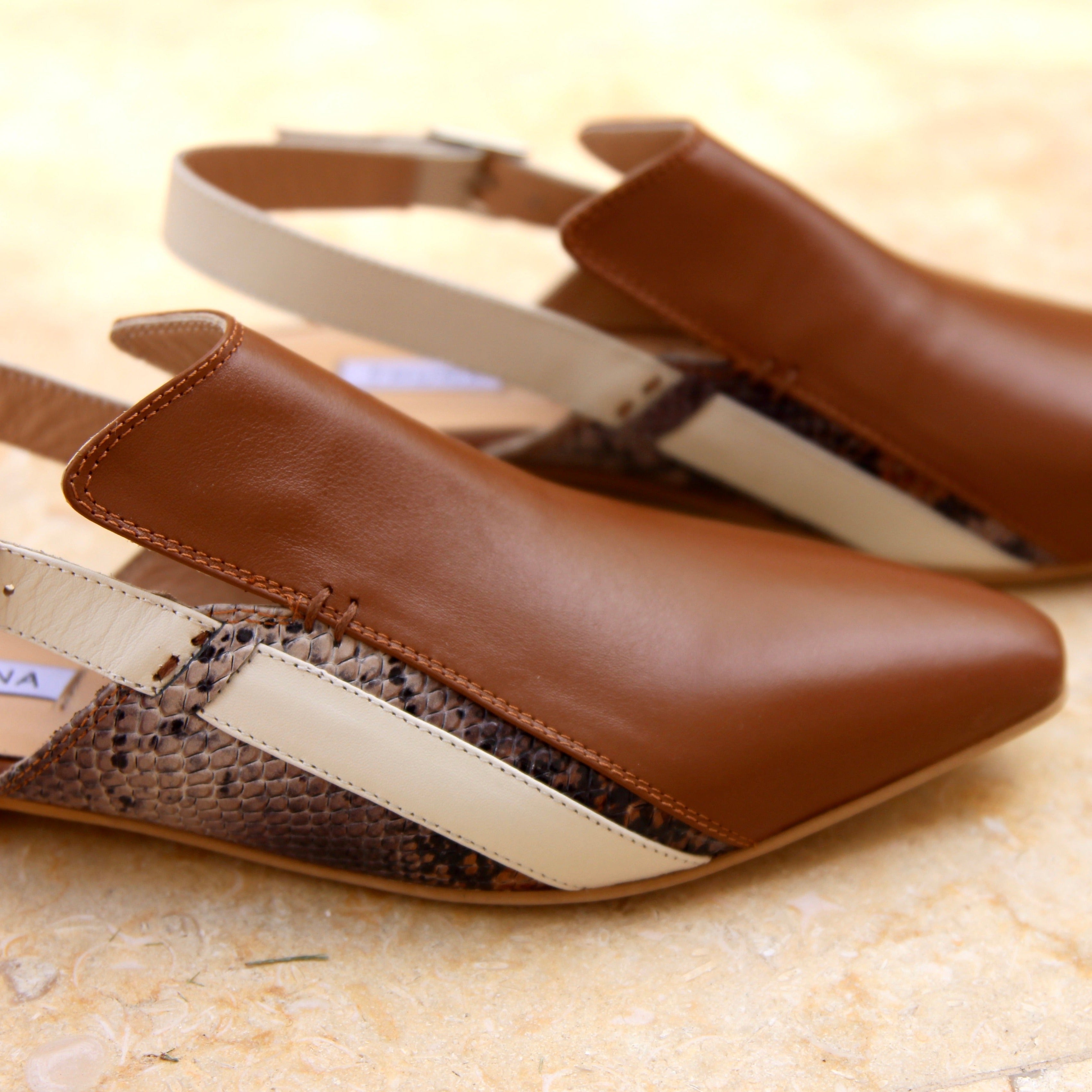 Sadan tan sandal - sandal- kuwait- ksa- shoes