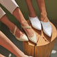 Riya cream sandal
