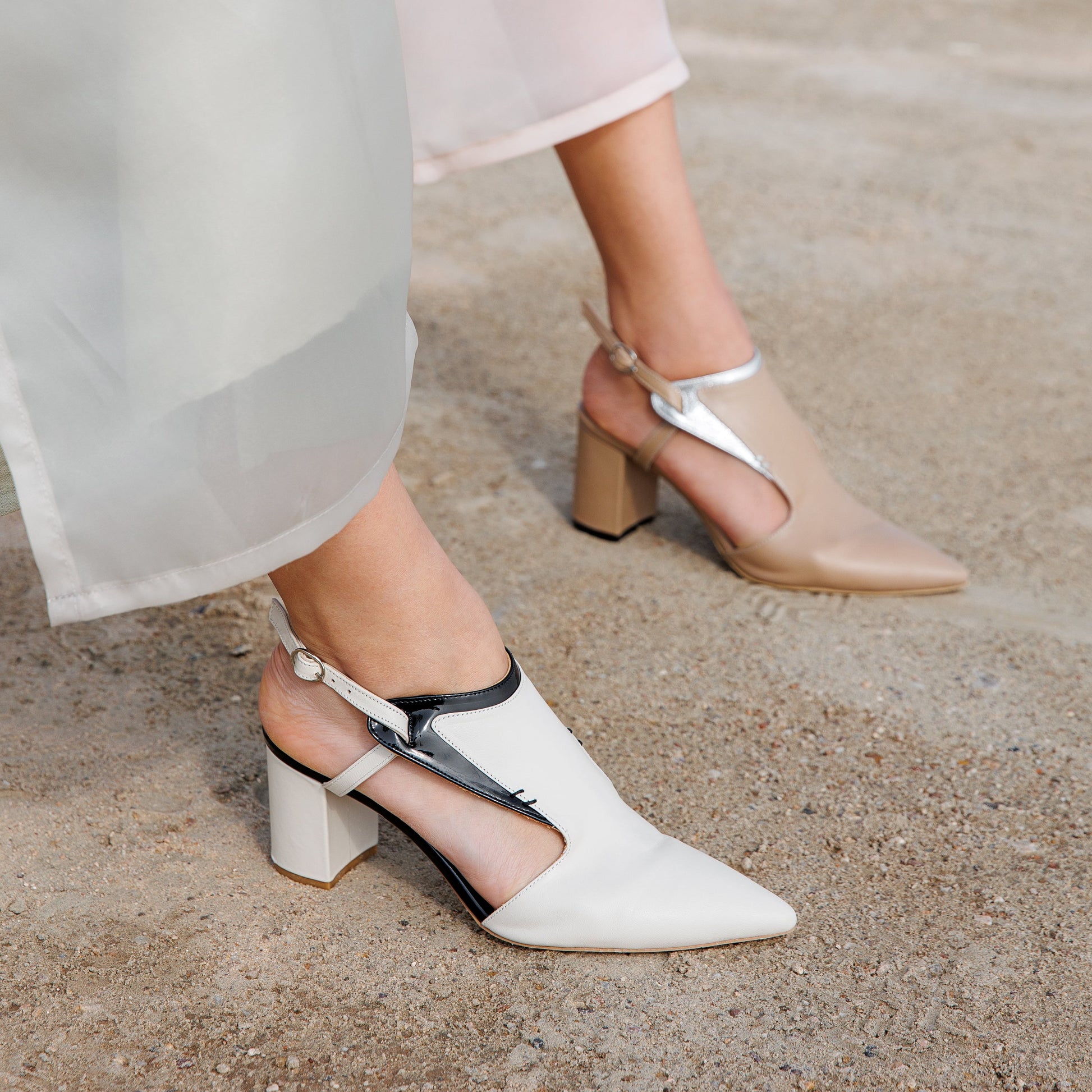 Kadi beige heel- Heels - kuwait - Ksa- shoes
