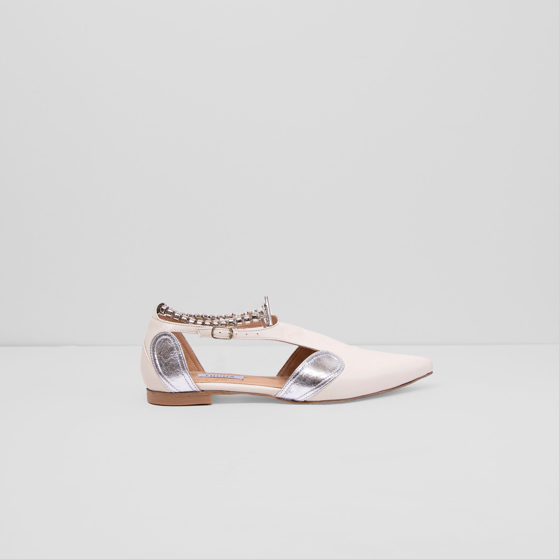 Aurora cream sandal - sandal- kuwait- ksa- shoes