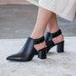 Fonda black heel- Heels - kuwait - Ksa- shoes
