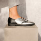 Dora silver oxford - Oxfords - kuwait - Ksa- shoes