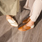 Dora beige oxford - Oxfords - kuwait - Ksa- shoes